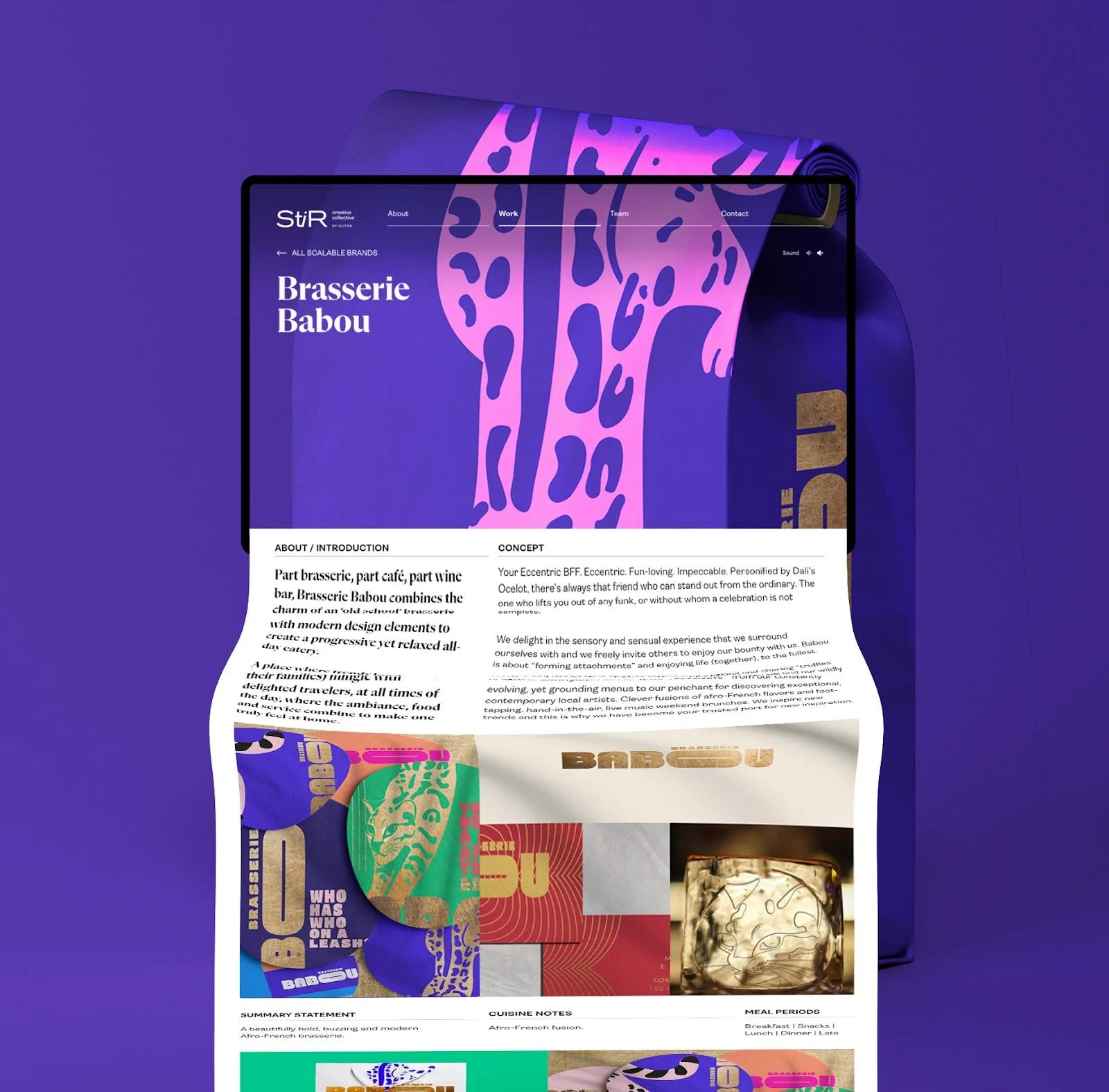 Brasserie Babou case study page