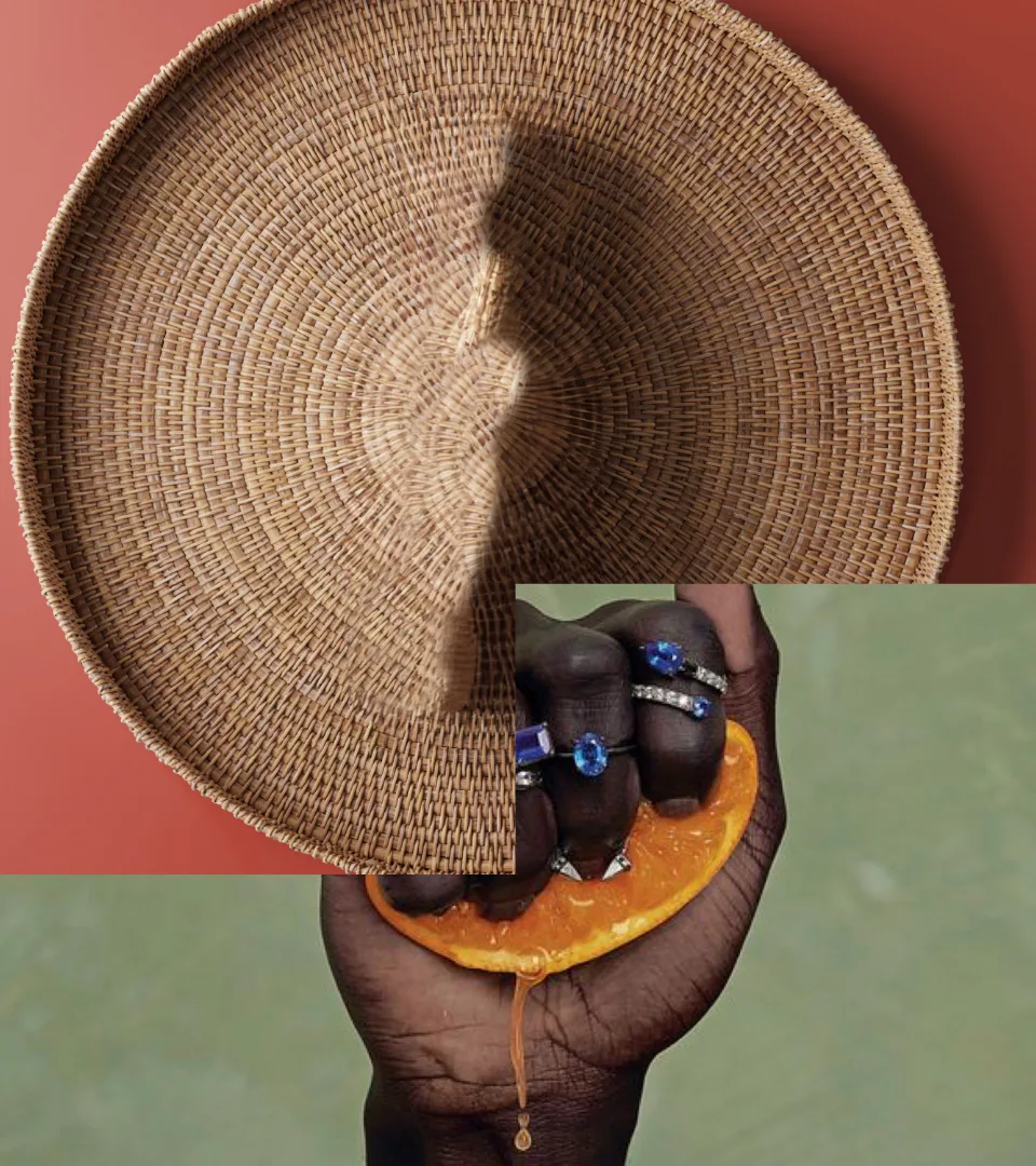 Brasserie Ayda, basket and honey