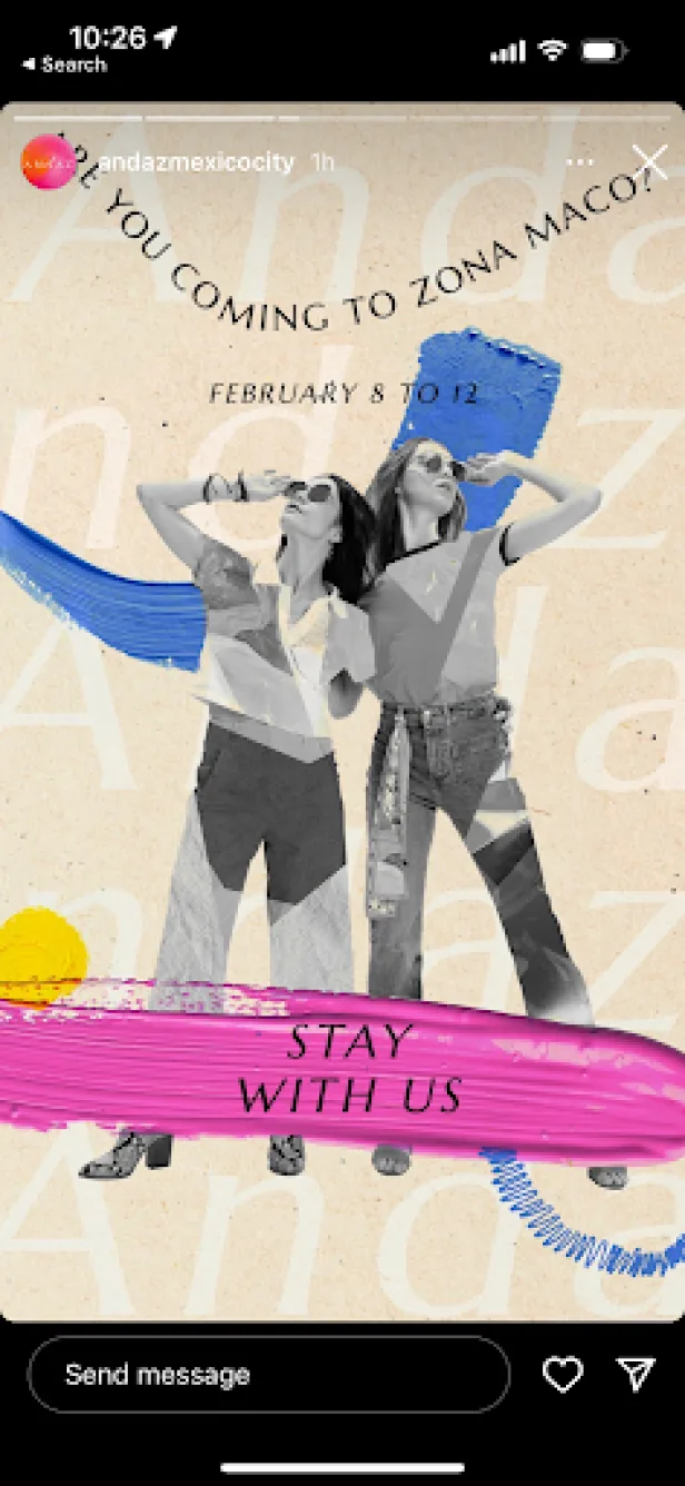 Are you coming to Zona Maco? Stay with us