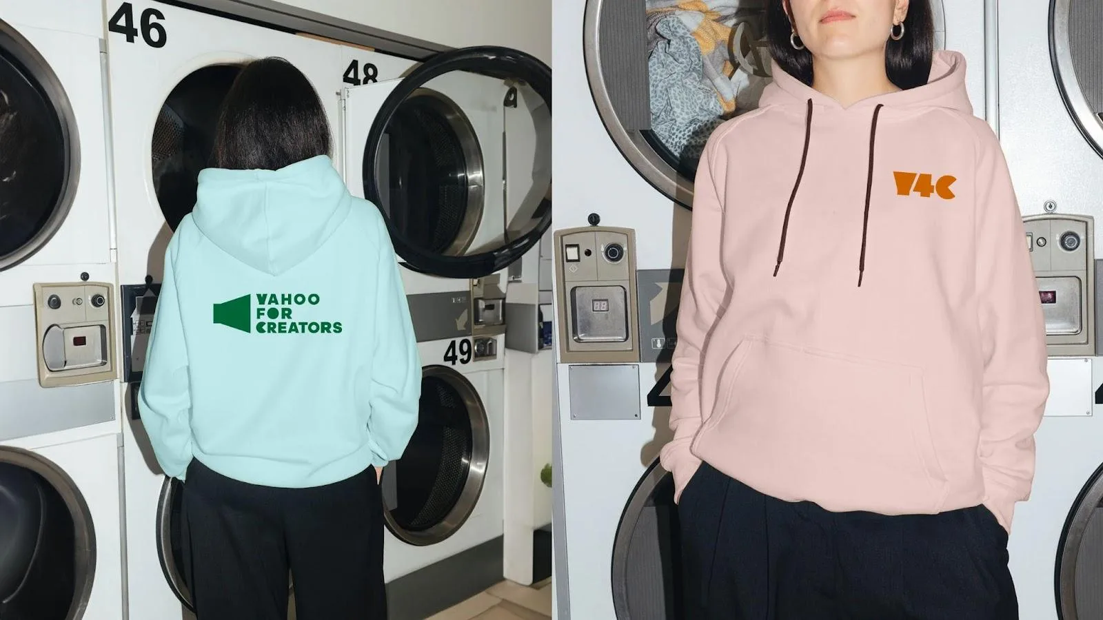 The hoodies, front and back