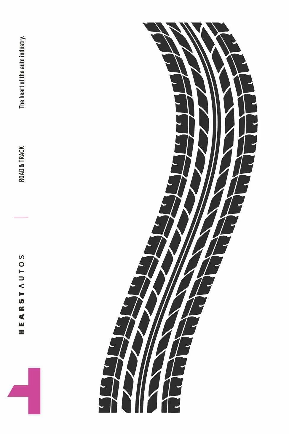 Tyre track poster